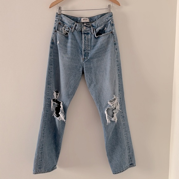 AGOLDE 90'S MID RISE STRAIGHT - Picture 5 of 9